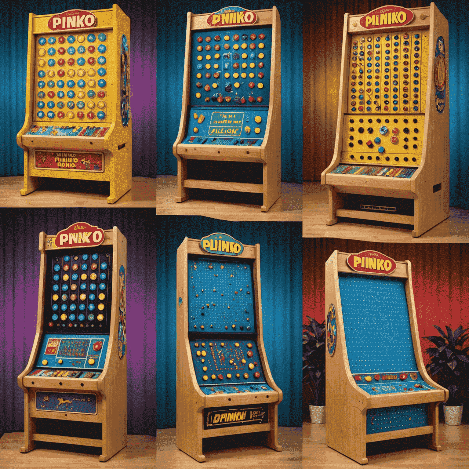 A collage showing the evolution of Plinko from The Price is Right TV show to modern online gaming platforms, featuring iconic Plinko boards and digital interfaces